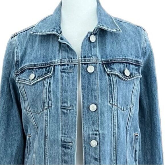 GAP denim button front jacket size S - Picture 2 of 7